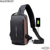 Multi function Anti-Theft USB Charging Cross body Shoulder Bag | Stylish, Secure, and Ready for Adventures