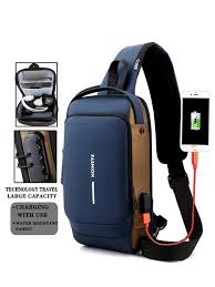 Multi function Anti-Theft USB Charging Cross body Shoulder Bag | Stylish, Secure, and Ready for Adventures