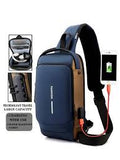 Multi function Anti-Theft USB Charging Cross body Shoulder Bag | Stylish, Secure, and Ready for Adventures